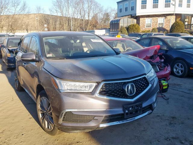 5FRYD4H51HB027010 - 2017 ACURA MDX TECHNO GRAY photo 1