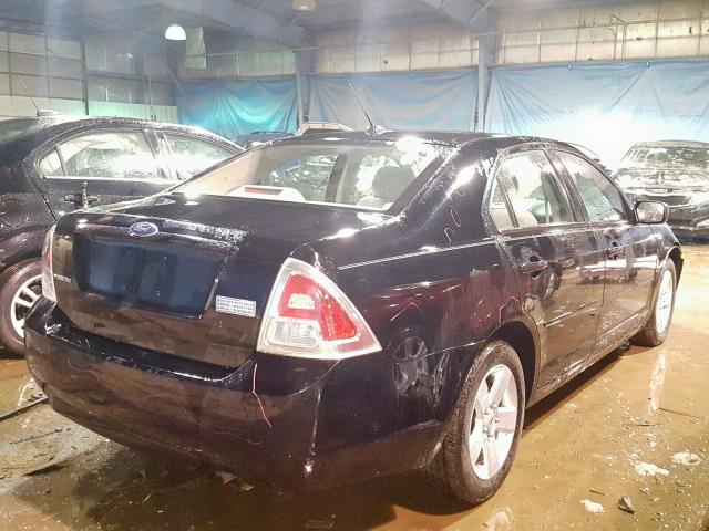 3FAHP06Z37R244553 - 2007 FORD FUSION S BLACK photo 4