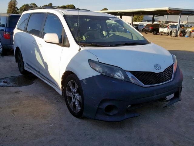 5TDXK3DC5BS079664 - 2011 TOYOTA SIENNA SPO WHITE photo 1