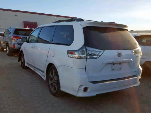 5TDXK3DC5BS079664 - 2011 TOYOTA SIENNA SPO WHITE photo 3