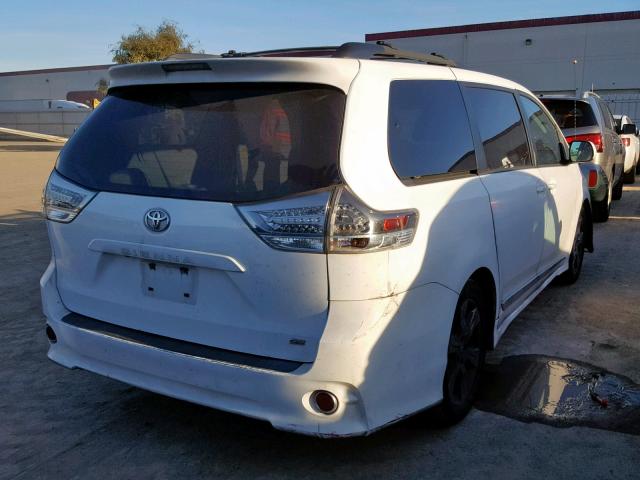 5TDXK3DC5BS079664 - 2011 TOYOTA SIENNA SPO WHITE photo 4