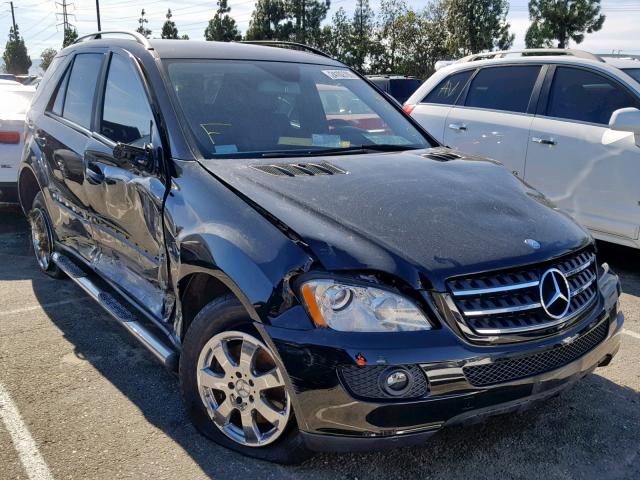 4JGBB86E97A240877 - 2007 MERCEDES-BENZ ML 350 BLACK photo 1