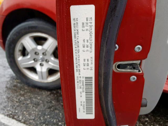 1B3HB48B77D561956 - 2007 DODGE CALIBER SX RED photo 10