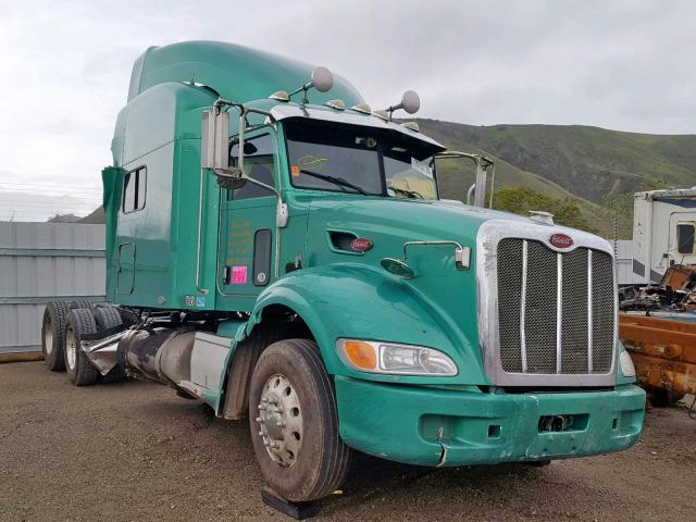 1XPHD49X49D772584 - 2009 PETERBILT 386 GREEN photo 1