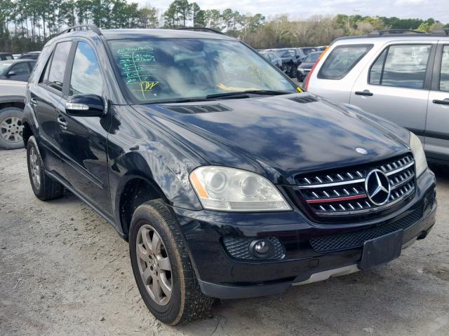 4JGBB86E86A006549 - 2006 MERCEDES-BENZ ML 350 BLACK photo 1