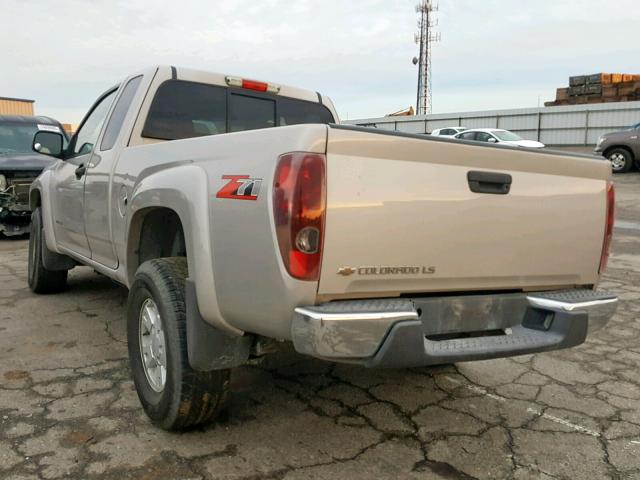 1GCDS196658173037 - 2005 CHEVROLET COLORADO GOLD photo 3