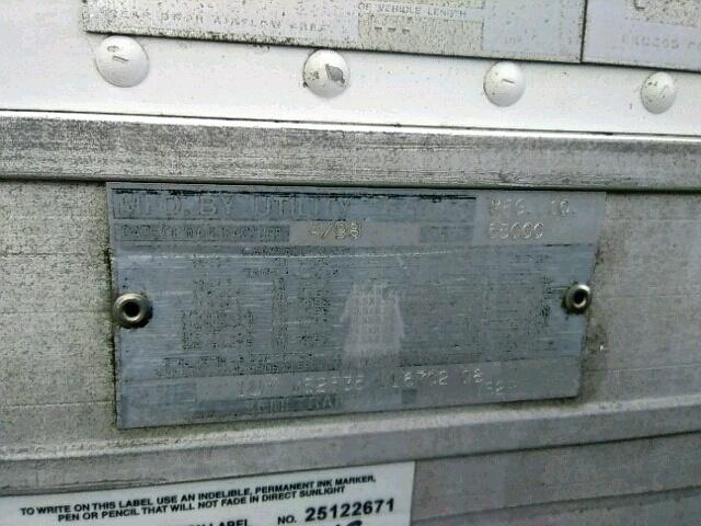 1UYVS2535WU670208 - 1998 UTILITY TRAILER 白色 照片 10