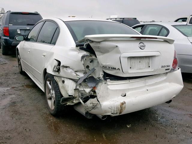 1N4BL11DX5C259100 - 2005 NISSAN ALTIMA SE WHITE photo 3