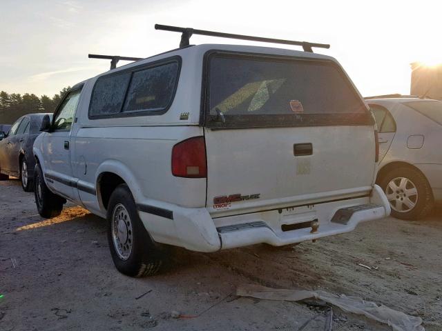 1GTCT14XXV8501715 - 1997 GMC SONOMA WHITE photo 3