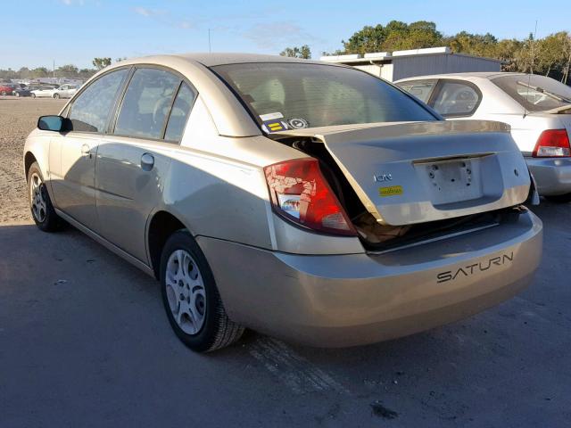 1G8AJ52F94Z182468 - 2004 SATURN ION LEVEL GOLD photo 3