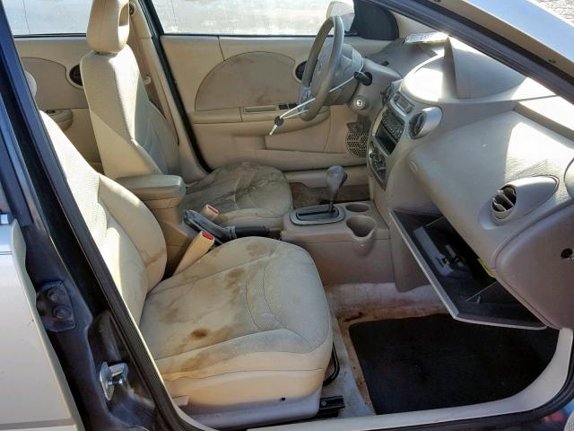 1G8AJ52F94Z182468 - 2004 SATURN ION LEVEL GOLD photo 5