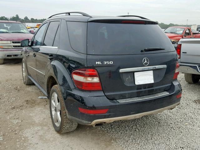 4JGBB5GB5BA625588 - 2011 MERCEDES-BENZ ML 350 BLACK photo 3