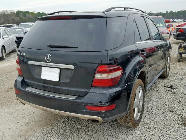 4JGBB5GB5BA625588 - 2011 MERCEDES-BENZ ML 350 BLACK photo 4