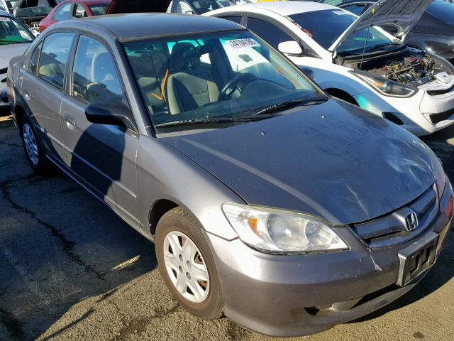 2HGES16345H624248 - 2005 HONDA CIVIC DX V CHARCOAL photo 1