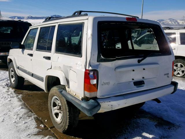 1J4FF48S41L514496 - 2001 JEEP CHEROKEE S WHITE photo 3