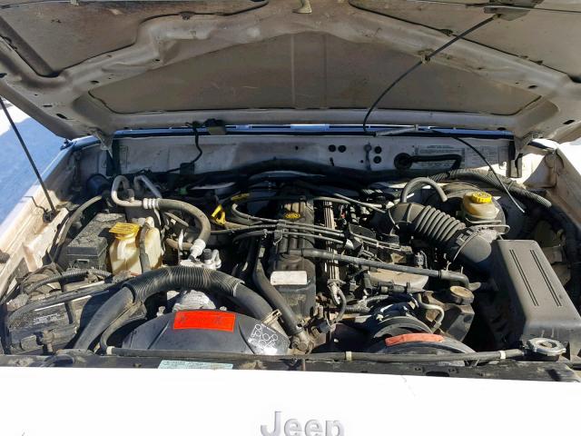 1J4FF48S41L514496 - 2001 JEEP CHEROKEE S WHITE photo 7