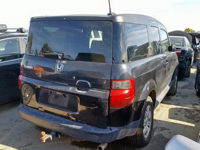 5J6YH28796L022721 - 2006 HONDA ELEMENT EX BLACK photo 4