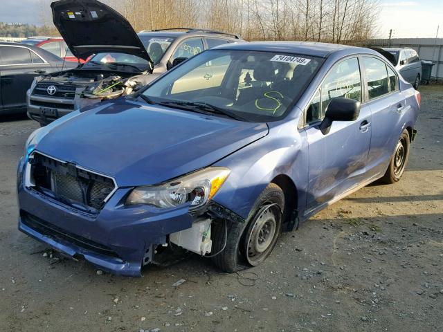 JF1GJAA64CG009404 - 2012 SUBARU IMPREZA BA BLUE photo 2