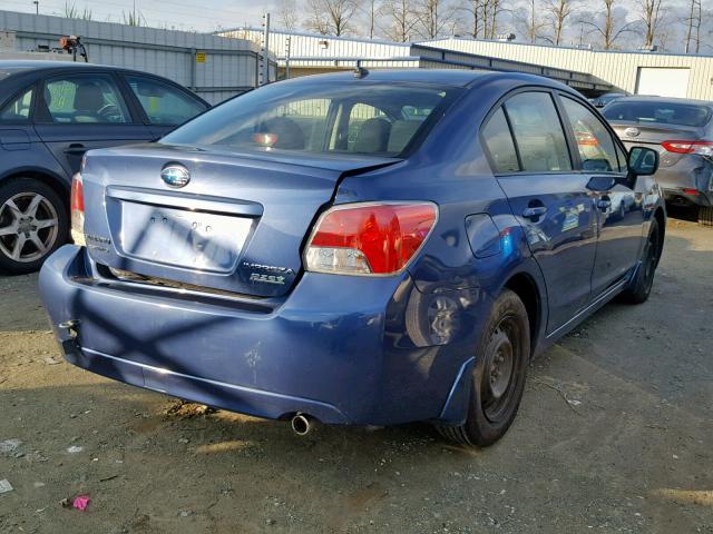 JF1GJAA64CG009404 - 2012 SUBARU IMPREZA BA BLUE photo 4