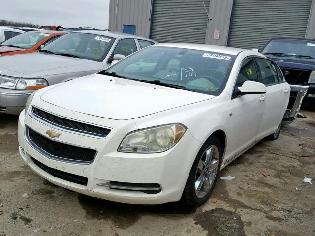 1G1ZH57BX8F237262 - 2008 CHEVROLET MALIBU 1LT თეთრი ფოტო 2
