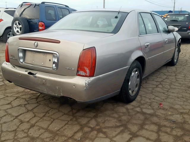 1G6KE57Y31U250980 - 2001 CADILLAC DEVILLE DH GOLD photo 4