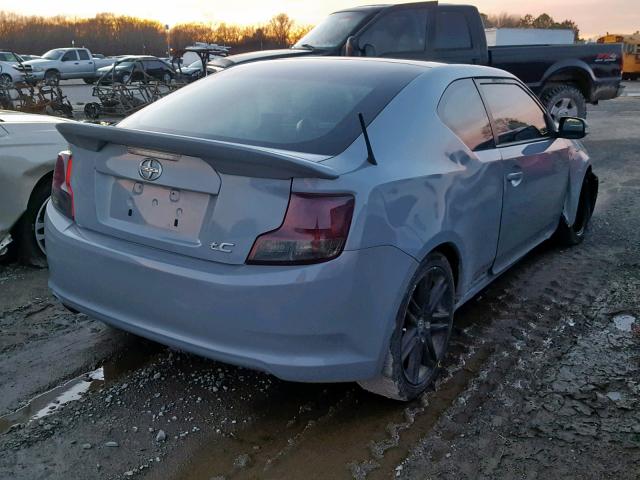 JTKJF5C79B3006821 - 2011 TOYOTA SCION TC 灰色 照片 4