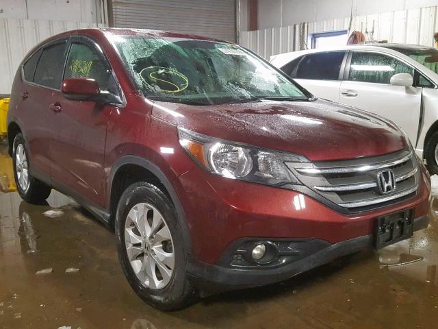 5J6RM4H58DL029733 - 2013 HONDA CR-V EX MAROON photo 1