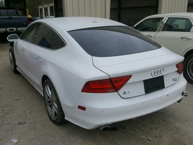 WAUSGAFC5CN002505 - 2012 AUDI A7 PRESTIG WHITE photo 3