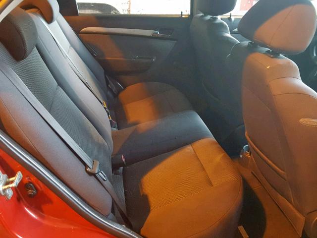 KL1TD56658B041452 - 2008 CHEVROLET AVEO BASE Qırmızı foto 6