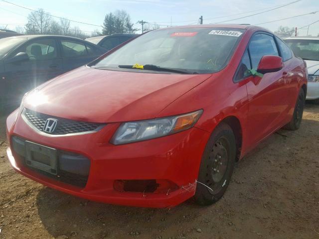 2HGFG3B85CH527138 - 2012 HONDA CIVIC EX RED photo 2