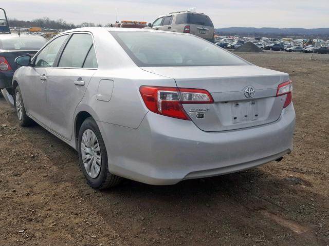 4T4BF1FK2ER412203 - 2014 TOYOTA CAMRY L SILVER photo 3