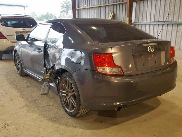 JTKJF5C76B3018635 - 2011 TOYOTA SCION TC გრაფიტი ფოტო 3