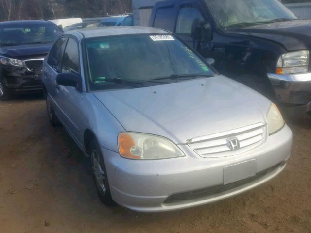 2HGES15501H536813 - 2001 HONDA CIVIC LX SILVER photo 1