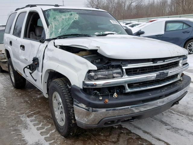 1GNEK13Z34J243888 - 2004 CHEVROLET TAHOE K150 WHITE photo 1