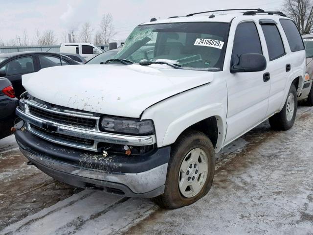 1GNEK13Z34J243888 - 2004 CHEVROLET TAHOE K150 WHITE photo 2