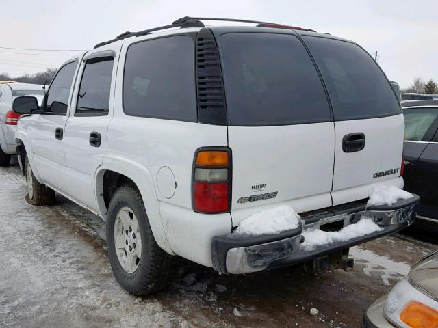 1GNEK13Z34J243888 - 2004 CHEVROLET TAHOE K150 WHITE photo 3