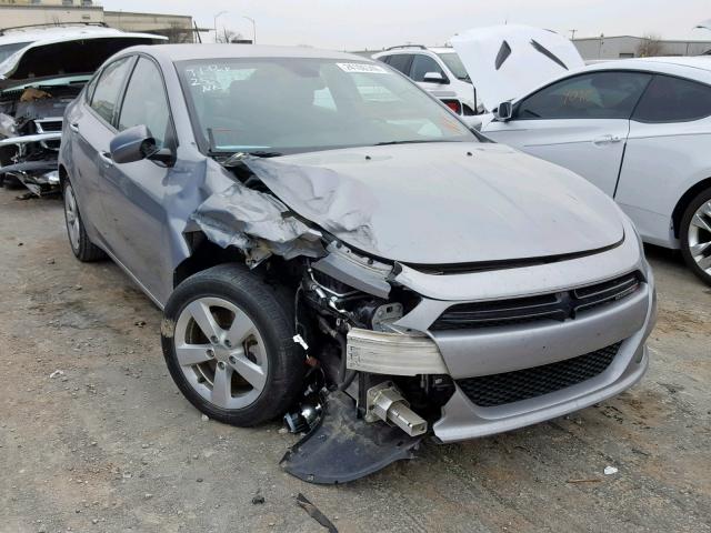 1C3CDFBB2GD613439 - 2016 DODGE DART SXT SILVER photo 1