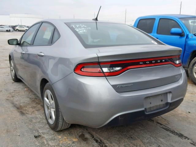 1C3CDFBB2GD613439 - 2016 DODGE DART SXT SILVER photo 3