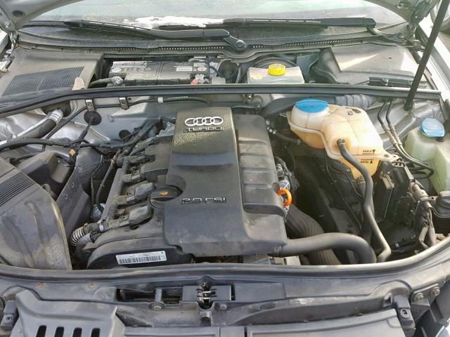 WAUDF78E86A213304 - 2006 AUDI A4 2.0T QU SILVER photo 7