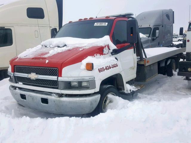 1GBE5E1123F515809 - 2003 CHEVROLET C5500 C5C0 RED photo 2