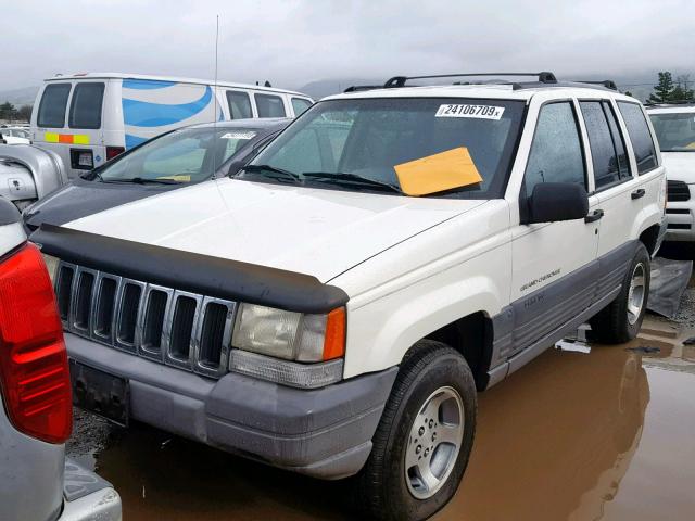 1J4FX58S5TC215962 - 1996 JEEP GRAND CHER WHITE photo 2