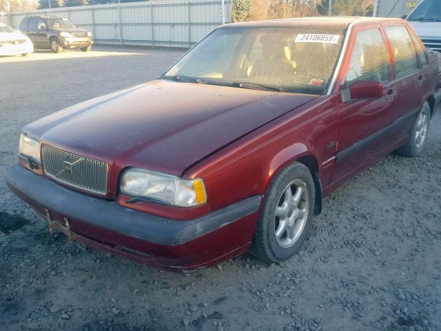 YV1LS5543T3287654 - 1996 VOLVO 850 BASE RED photo 2