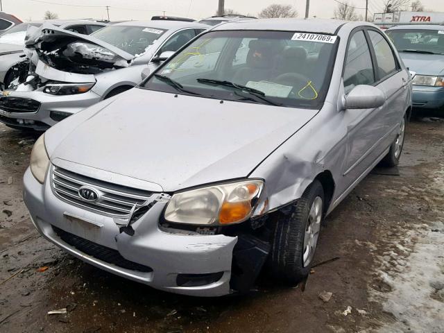 KNAFE122975403291 - 2007 KIA SPECTRA EX SILVER photo 2