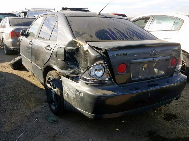 JTHBD192430076248 - 2003 LEXUS IS 300 BLACK photo 3