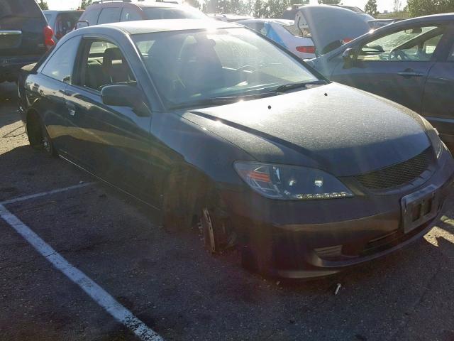 1HGEM22145L054209 - 2005 HONDA CIVIC DX V BLACK photo 1