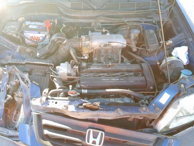 JHLRD1856VC073092 - 1997 HONDA CR-V LX BLUE photo 7