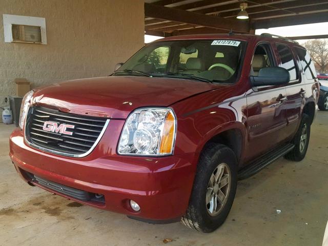 1GKFC13087J115778 - 2007 GMC YUKON MAROON photo 2