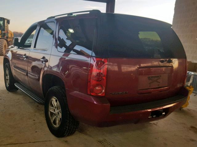 1GKFC13087J115778 - 2007 GMC YUKON MAROON photo 3