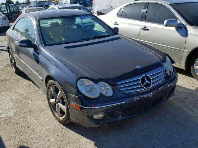 WDBTJ65J65F149434 - 2005 MERCEDES-BENZ CLK 320C BLUE photo 1