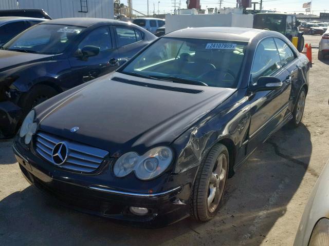 WDBTJ65J65F149434 - 2005 MERCEDES-BENZ CLK 320C BLUE photo 2